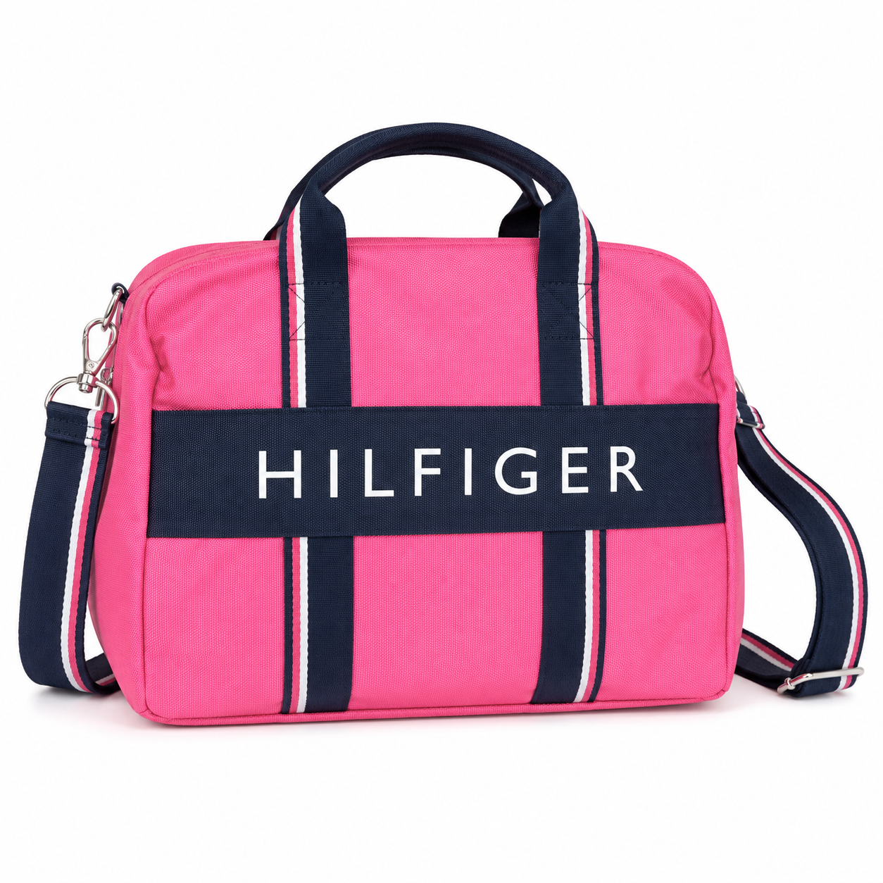 Tommy Hilfiger Pink Duffel Gym Bag | Pre-Loved | Why Go Less