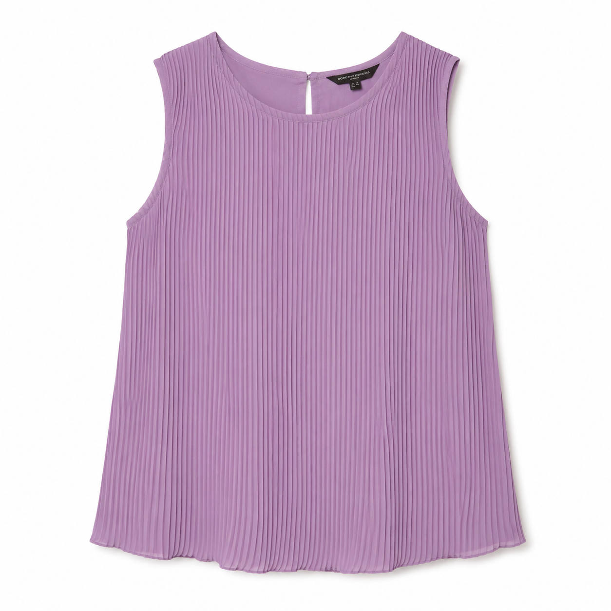 Lilac Pleated Sleeveless Top | Pre-Loved | Why Go Less-1