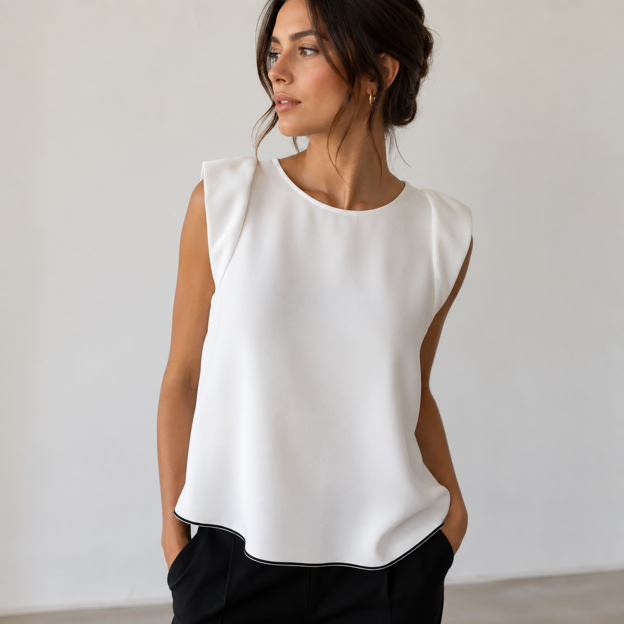 White Puff Sleeve Blouse | Pre-Loved | Why Go Less-2