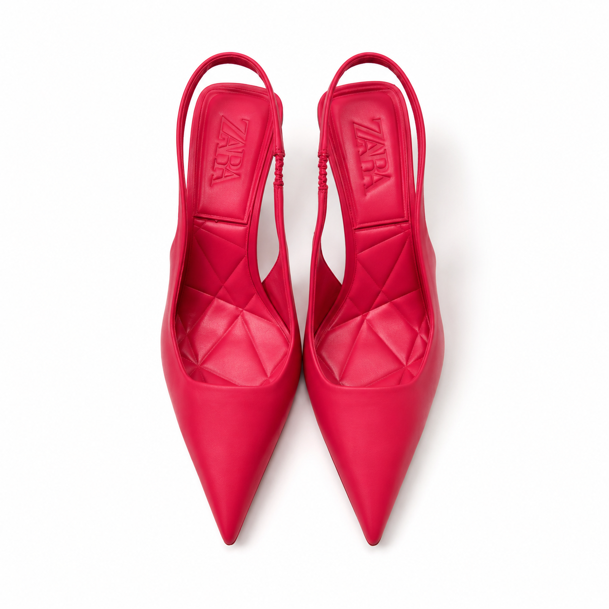 Zara pink slingback pointed-toe heels - second-hand at Why Go Less, Dekwaneh, Lebanon