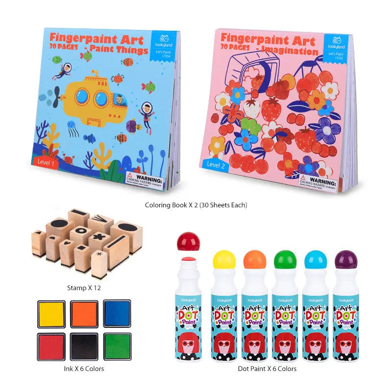 Tookyland My First Dot Art Kit, 4 in 1, 26 Pcs - brand photo, Little Artists