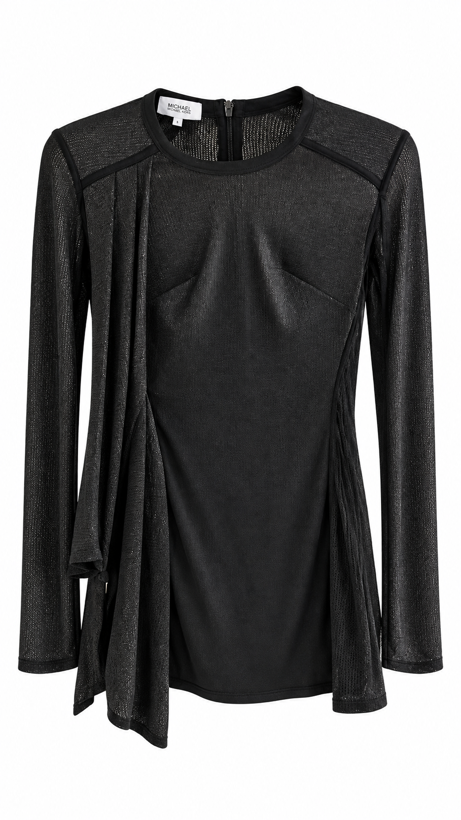 House of London Black Mesh Long-sleeve Mini Dress, Set | Pre-Loved | Why Go Less