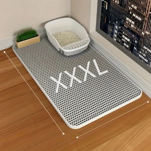 Double-Layer Anti-Scatter Cat Litter Trapping Mat - Digollo at Why Go Less, Lebanon (2)
