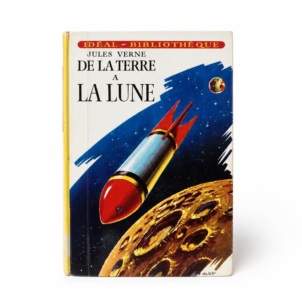 Jules Verne De La Terre à La Lune vintage edition - second-hand at Why Go Less, Dekwaneh, Lebanon