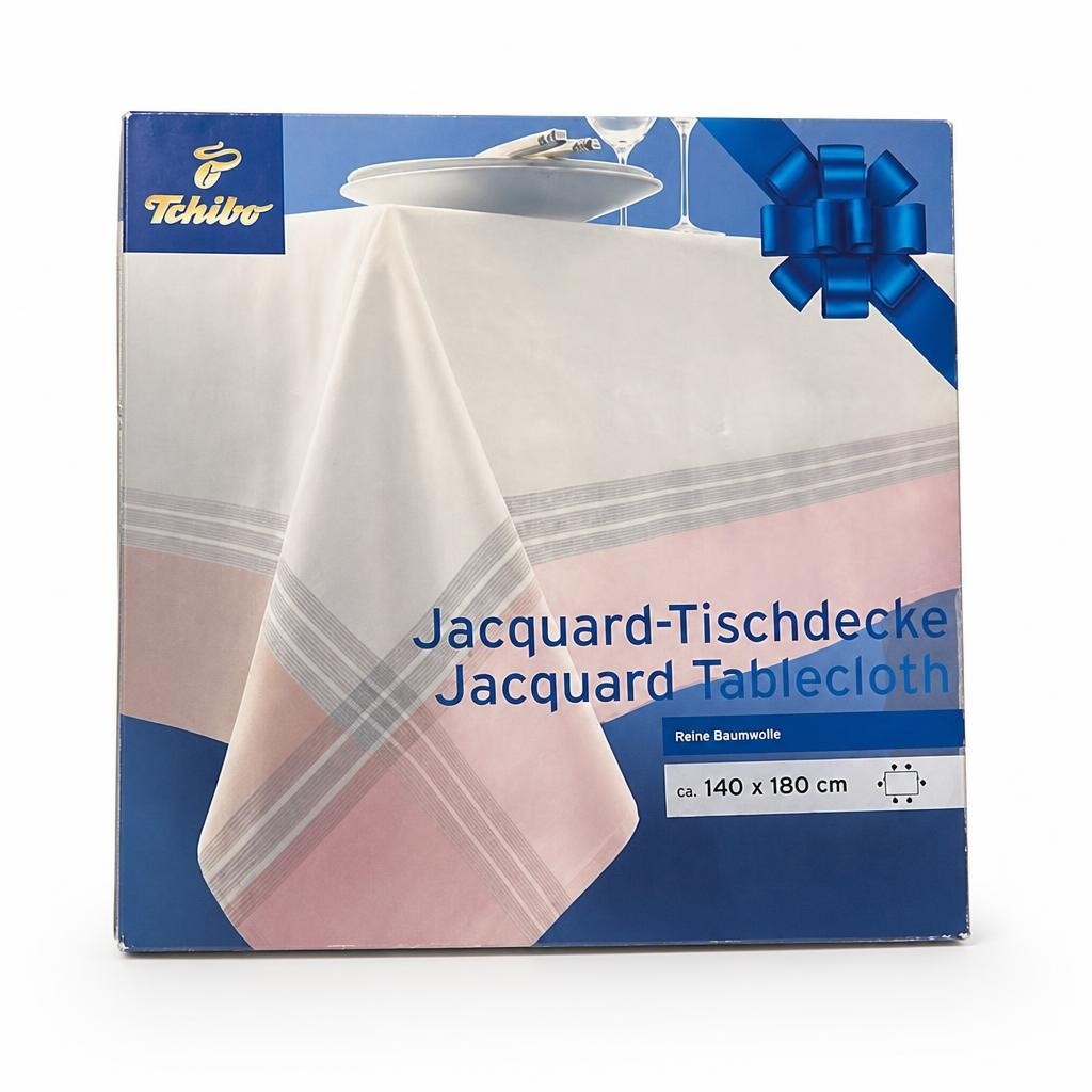Tchibo Jacquard Tablecloth 140x180cm, new inbox - second-hand at Why Go Less, Dekwaneh, Lebanon