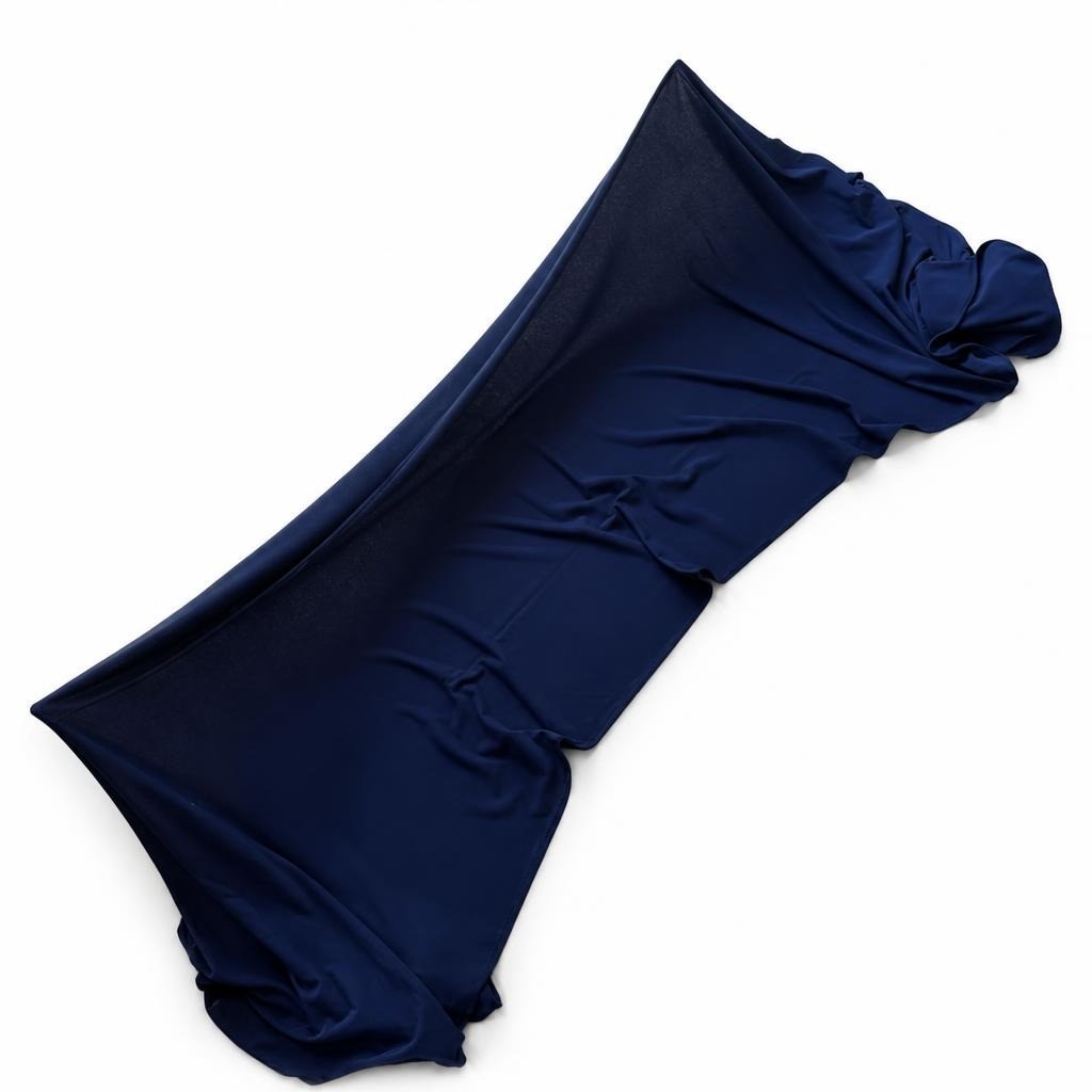 Navy blue stretch fabric panel/skirt, one size - second-hand at Why Go Less, Dekwaneh, Lebanon