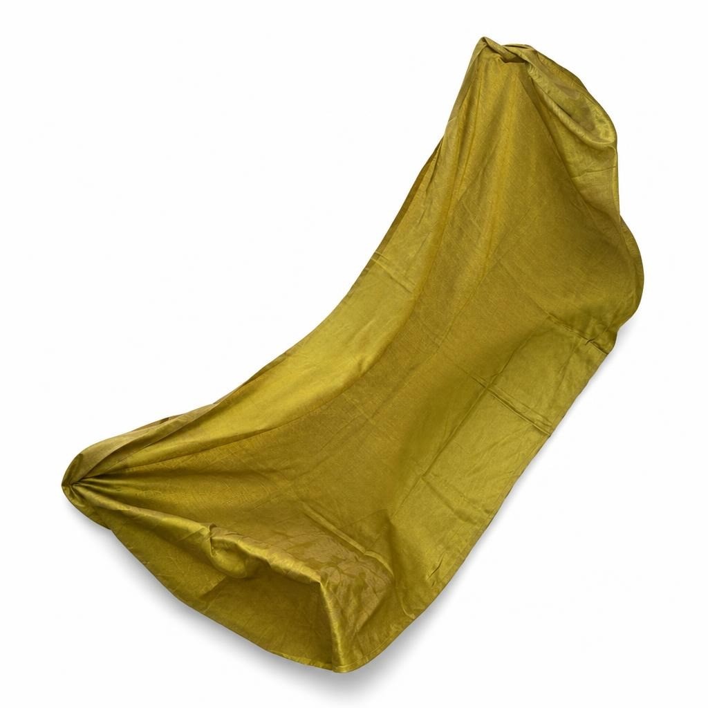 Olive Yellow Sheer Fabric Wrap/Shawl – Large - second-hand at Why Go Less, Dekwaneh, Lebanon