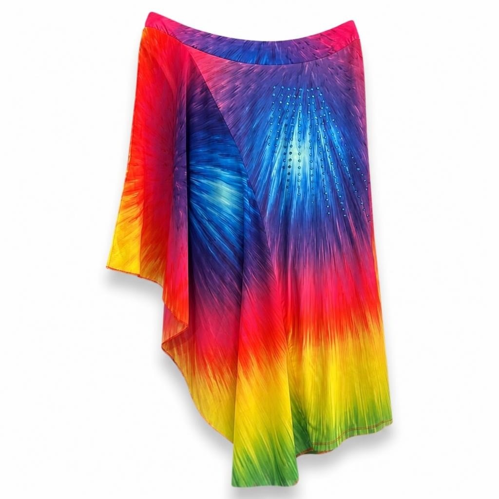 Rainbow tie-dye dress - second-hand at Why Go Less, Dekwaneh, Lebanon