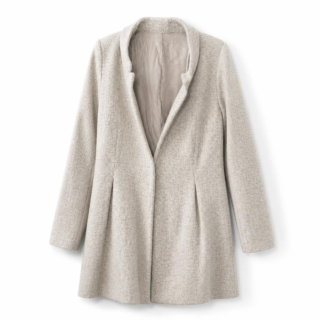 Zara beige wool-blend oversized coat - second-hand at Why Go Less, Dekwaneh, Lebanon