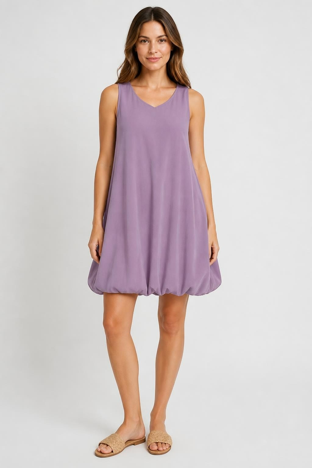 Lilac Pleated Sleeveless Top | Pre-Loved | Why Go Less