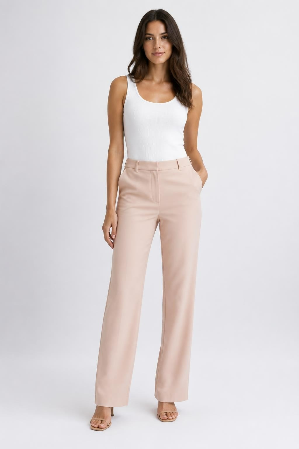 White Wide-Leg Trousers | Pre-Loved | Why Go Less