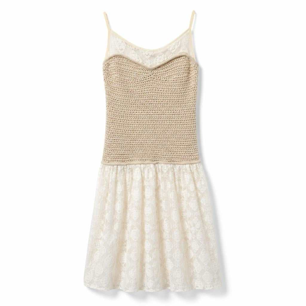 White Textured Sleeveless Dress - white studio shot, second-hand at Why Go Less, Dekwaneh, Lebanon