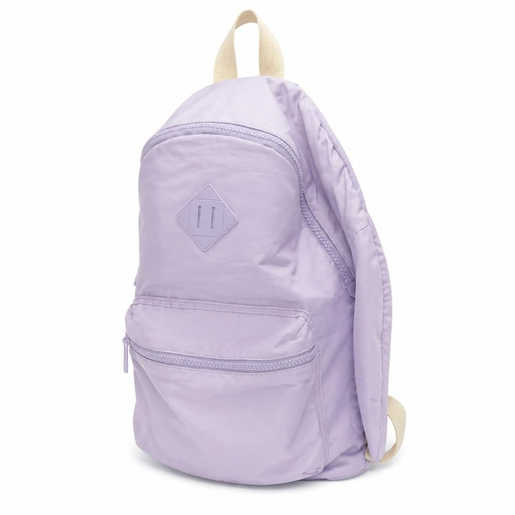 Purple bag - white studio shot, second-hand at Why Go Less, Dekwaneh, Lebanon