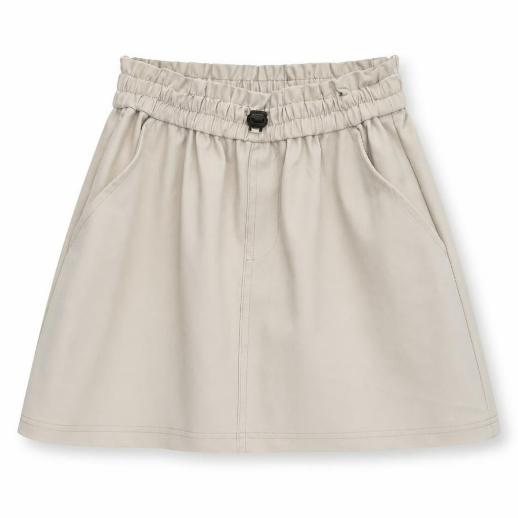 White Cotton Mini Skirt - white studio shot, second-hand at Why Go Less, Dekwaneh, Lebanon