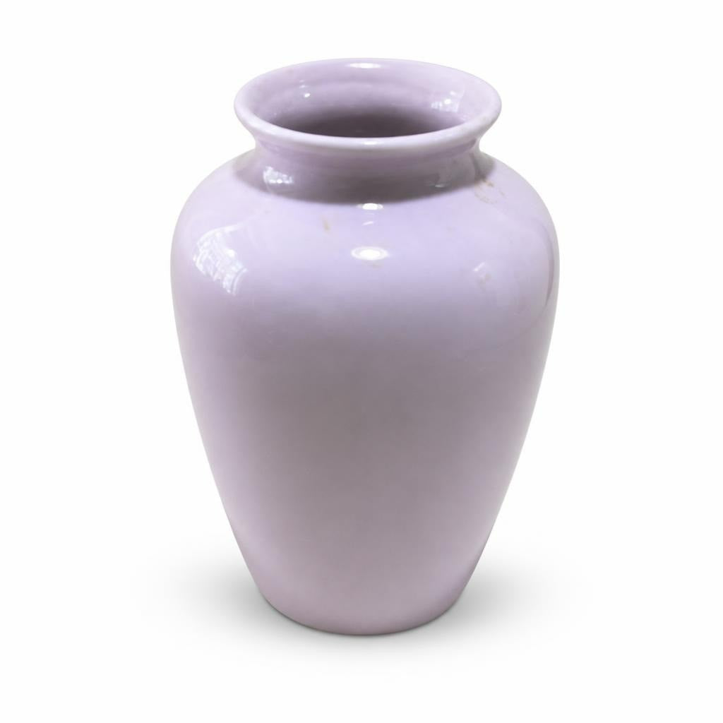 Pink ceramic vase - white studio shot, second-hand at Why Go Less, Dekwaneh, Lebanon
