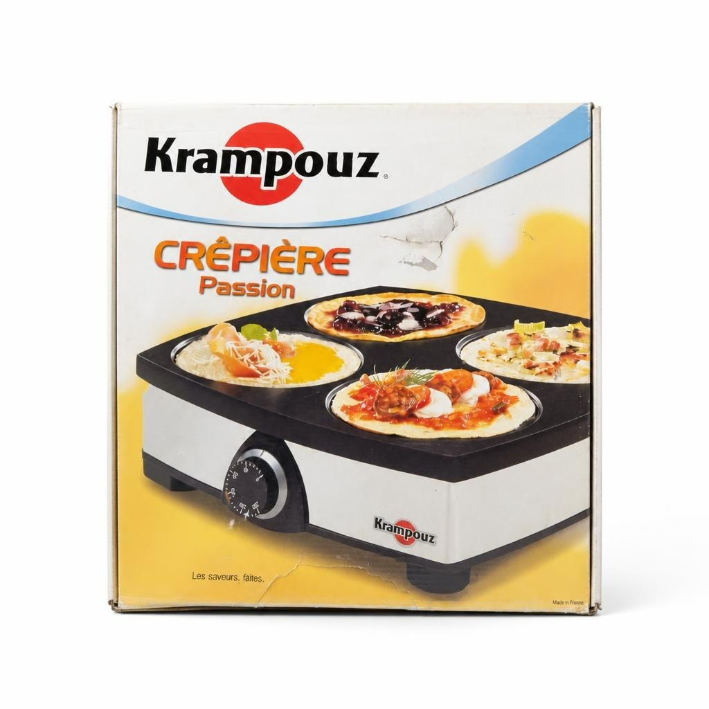 Krampouz Crêpière Passion Crepe Maker, Boxed - white studio shot, second-hand at Why Go Less, Dekwaneh, Lebanon
