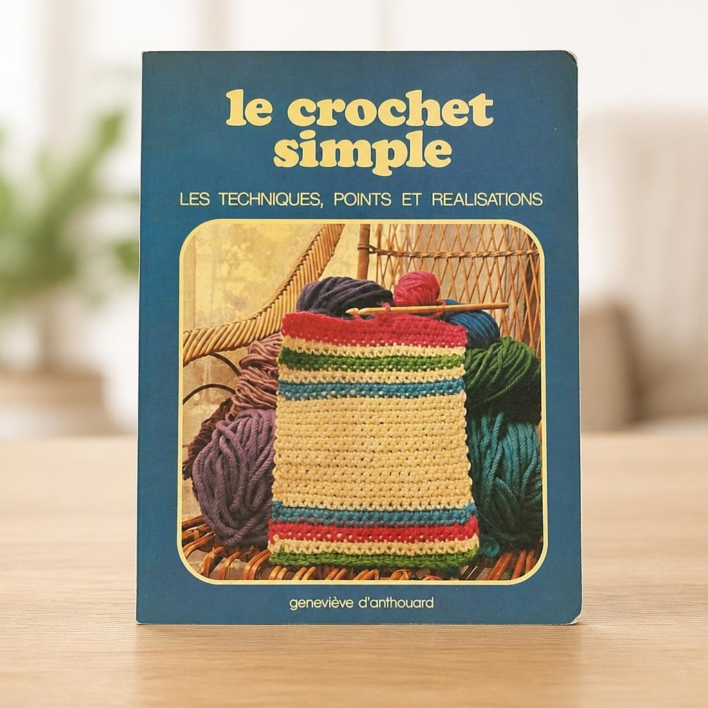 Le Crochet Simple – كتاب تقنيات الكروشيه الفرنسي | مستعمل | لمَ القليل؟