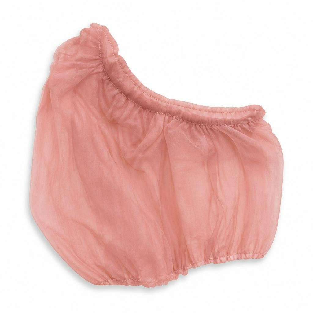 Pink tulle ruffle skirt/underskirt, girls, size unclear - white studio shot, second-hand at Why Go Less, Dekwaneh, Lebanon