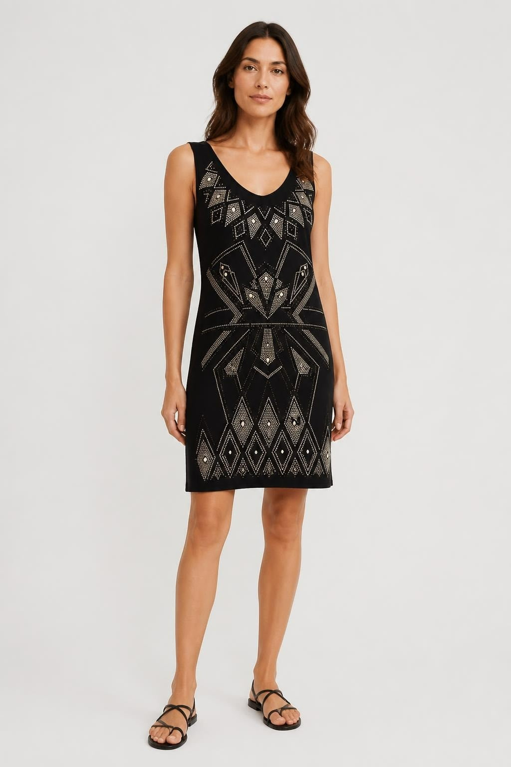 Original & Fashion Black Embellished Studded Mini Dress | Pre-Loved | Why Go Less