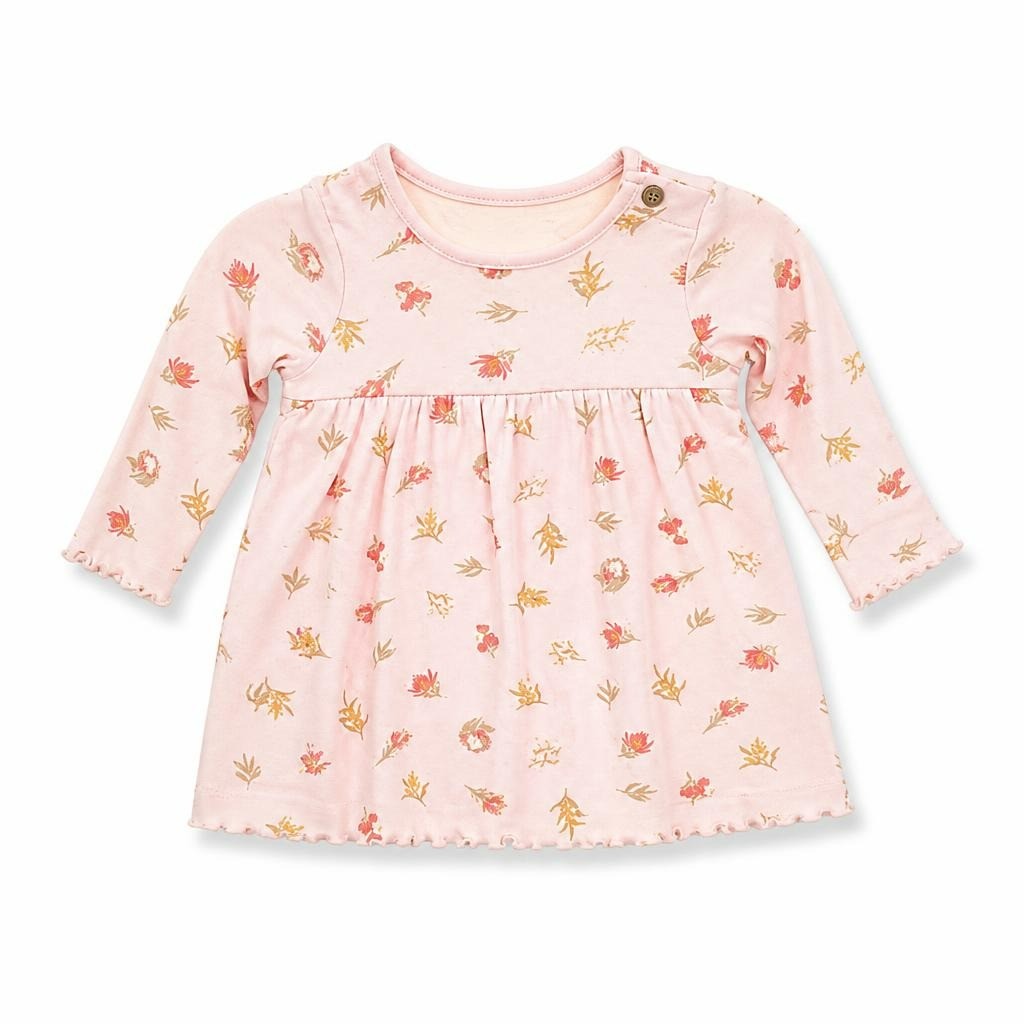 Robe rose florale pour fille | Seconde main | Pourquoi dépenser plus