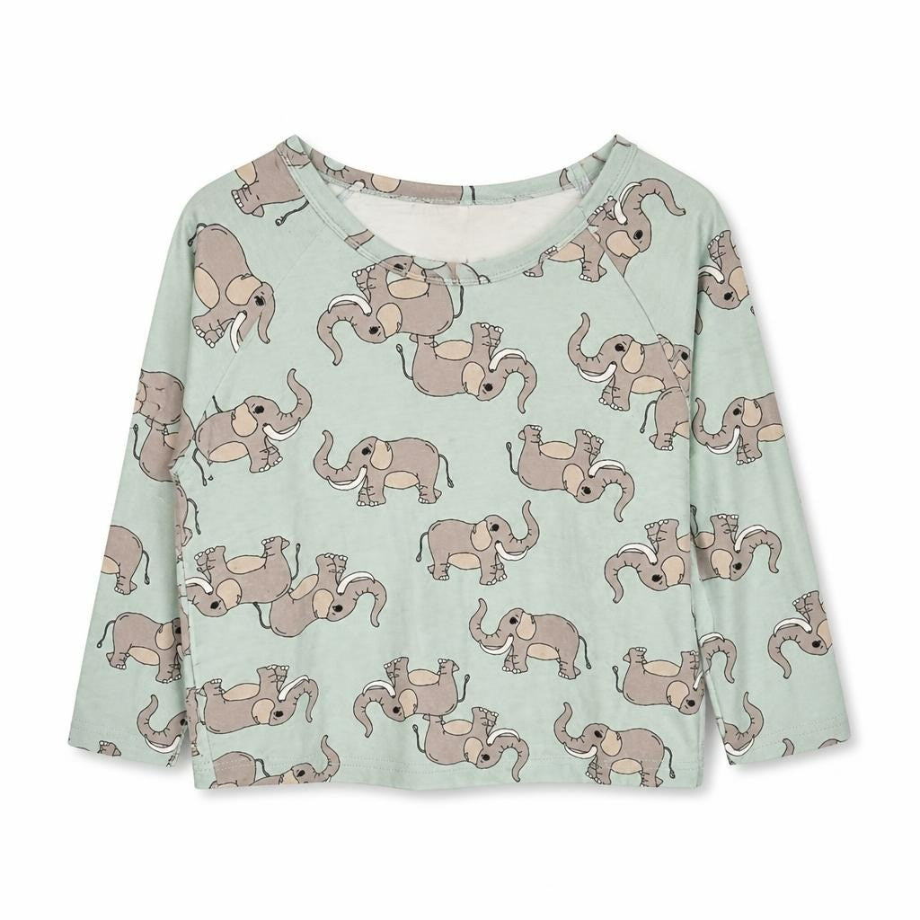 T-shirt à manches longues motif éléphant Garçons | Seconde main | Pourquoi dépenser plus