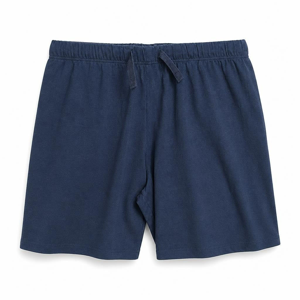 Short en jersey marine coupe droite | D'occasion | Pourquoi se contenter de moins bien