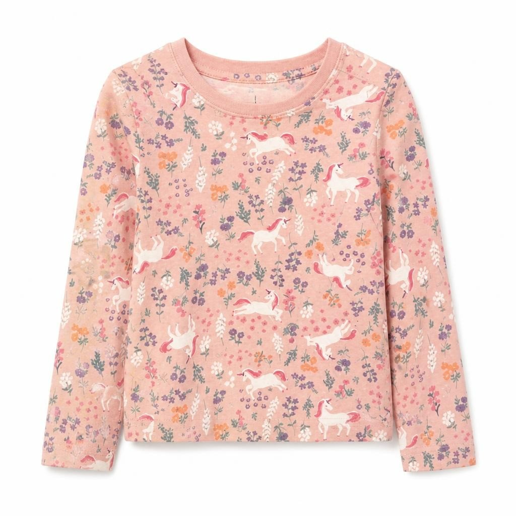 T-shirt graphique rose licorne, | Occasion | Pourquoi se contenter de moins