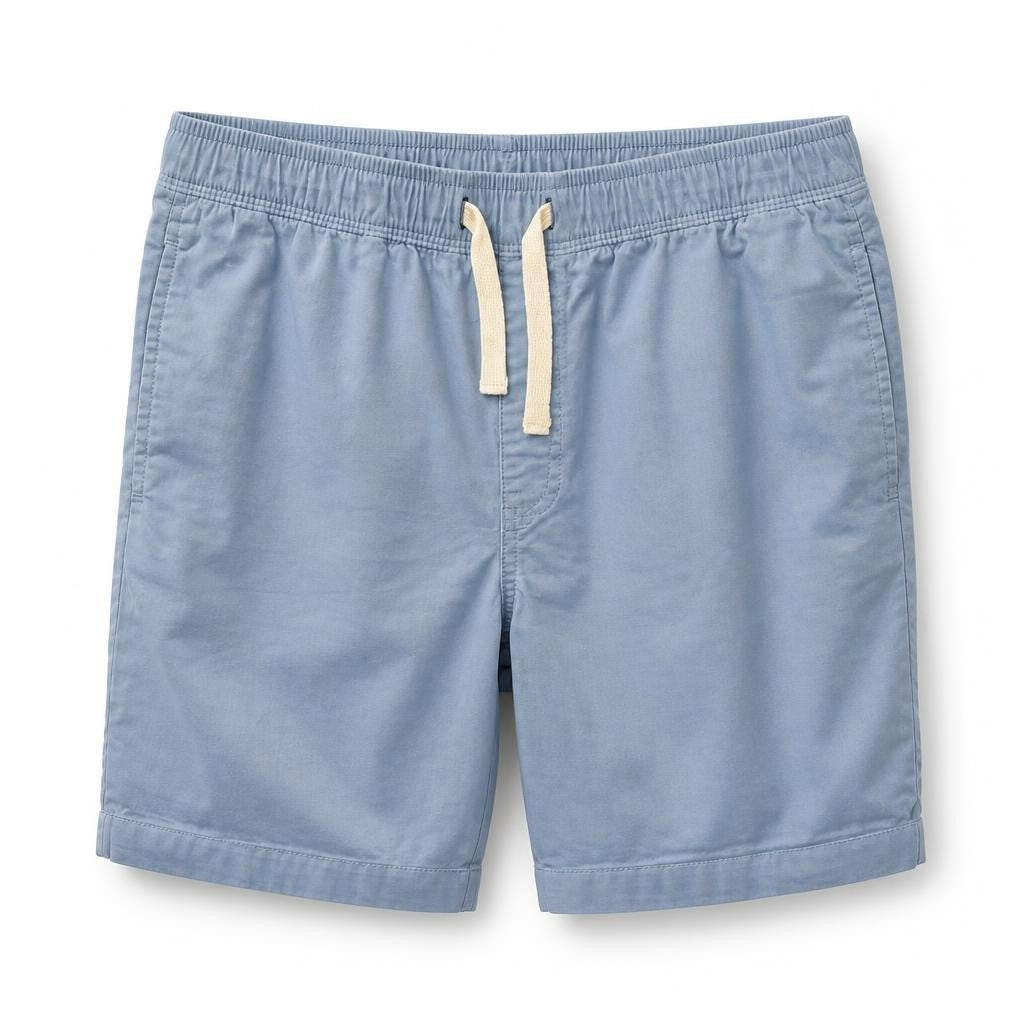 Light blue drawstring shorts, kids