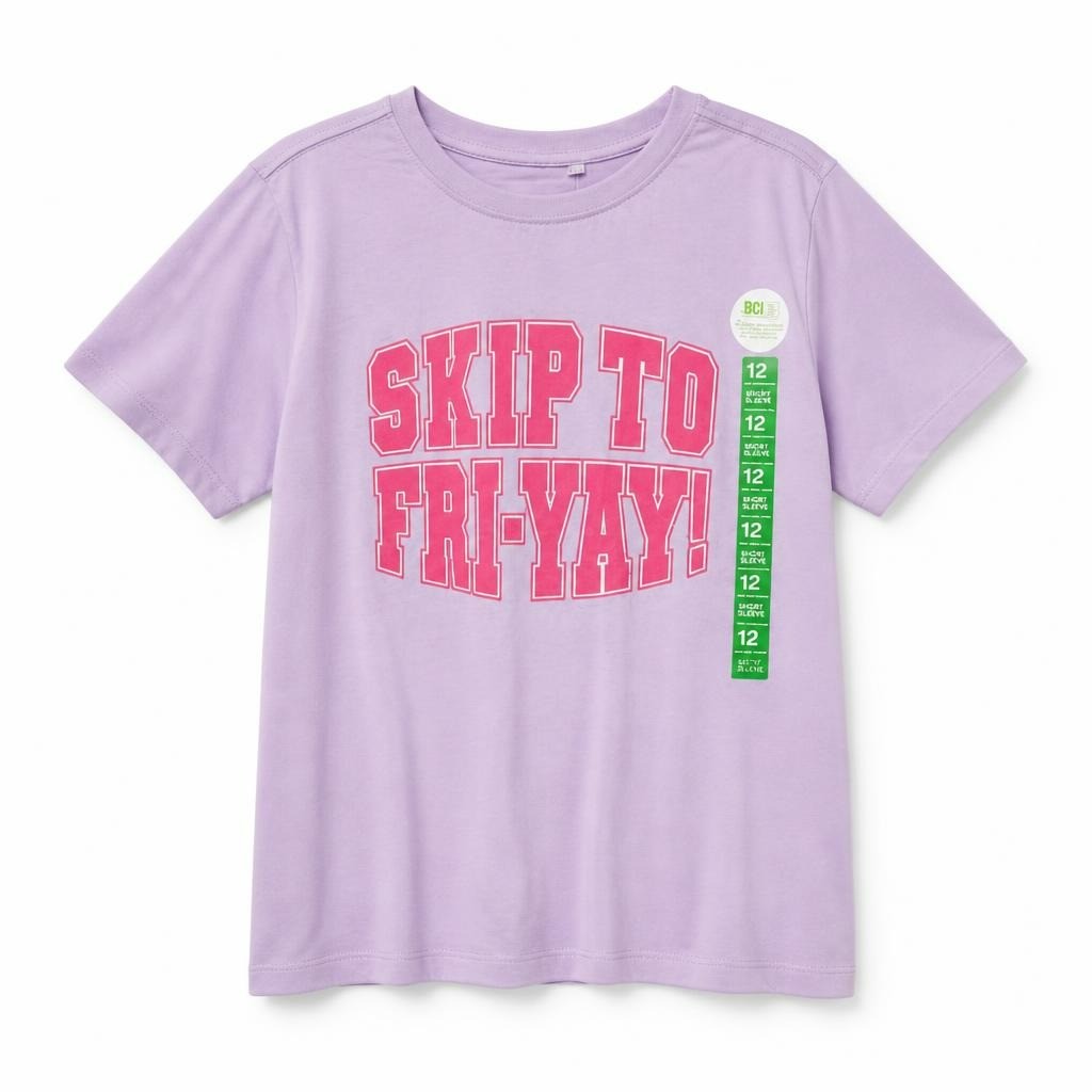 Kids Purple short-sleeve graphic t-shirt