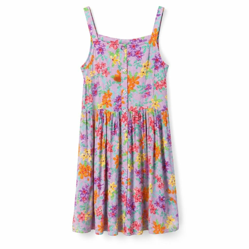 Floral Print Sleeveless Dress, Mint Multi | Pre-Loved | Why Go Less