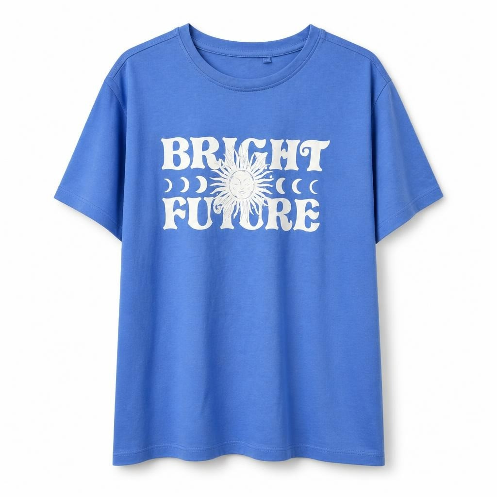 T-shirt ras du cou bleu enfant | Seconde main | Pourquoi dépenser plus
