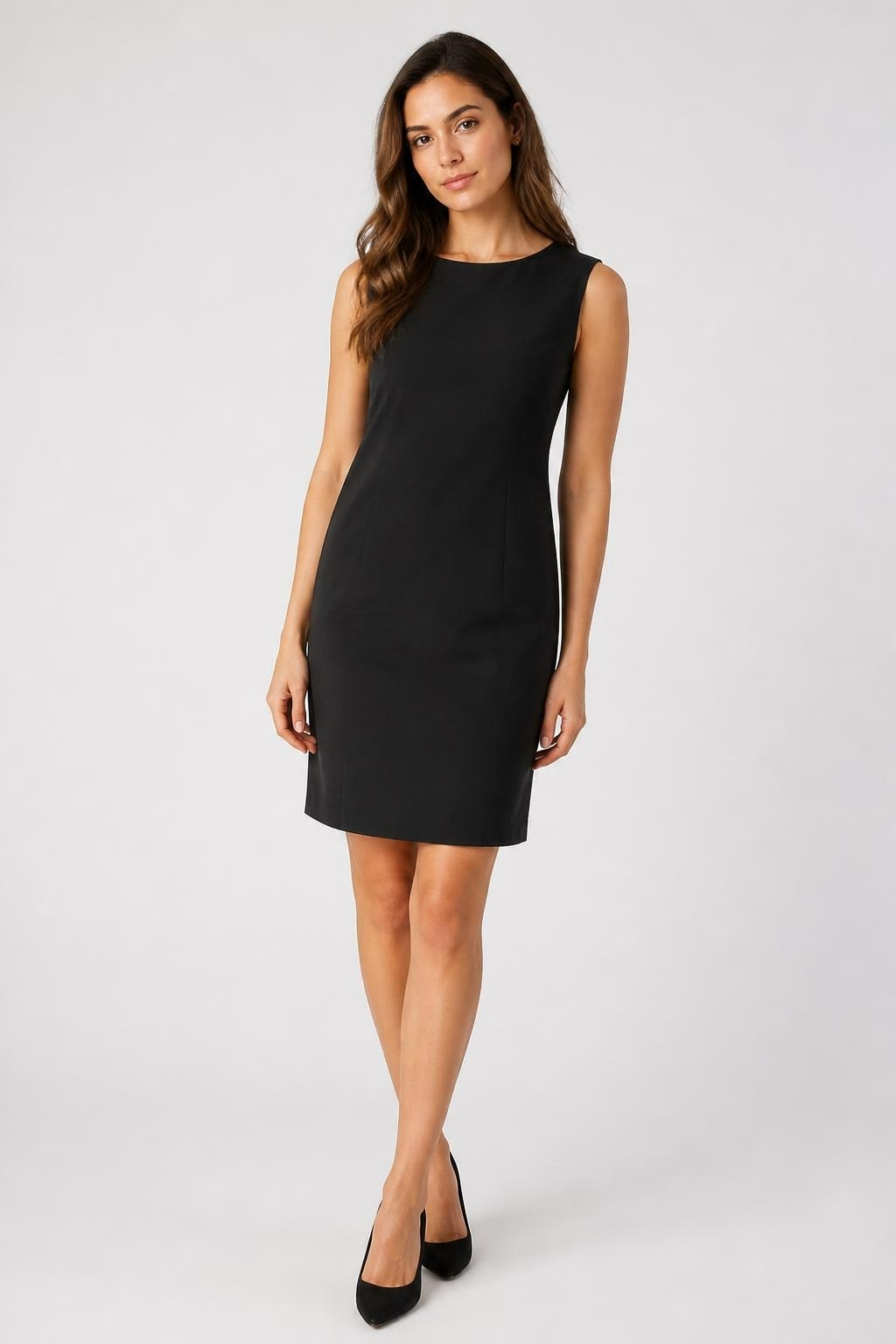 Sleeveless Black Shift Mini Dress, No | Pre-Loved | Why Go Less