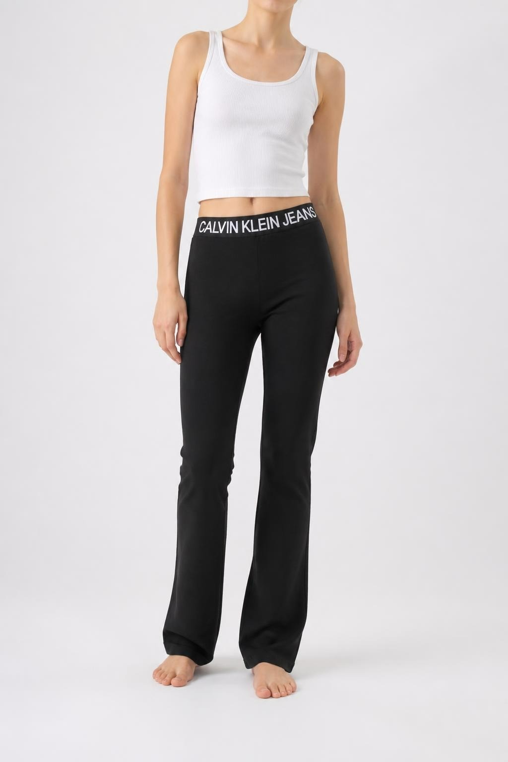 Calvin Klein Jeans Black Waistband Leggings | Pre-Loved | Why Go Less