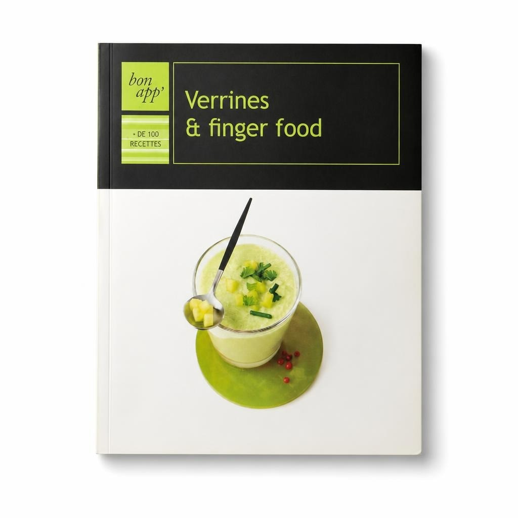Bon App Verrines & Finger Food Cookbook French - white studio shot, second-hand at Why Go Less, Dekwaneh, Lebanon