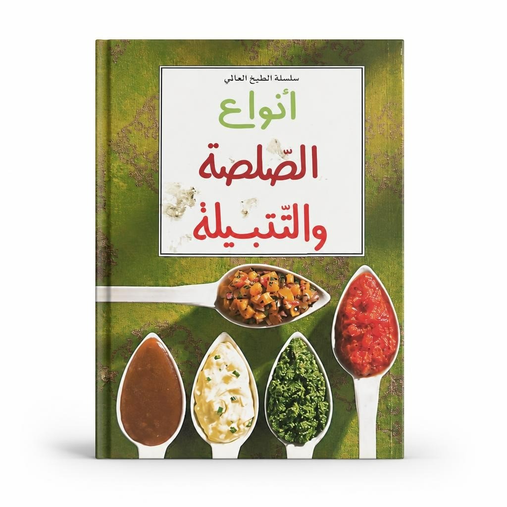Arabic Sauces & Marinades cookbook سلسلة الطبخ - white studio shot, second-hand at Why Go Less, Dekwaneh, Lebanon