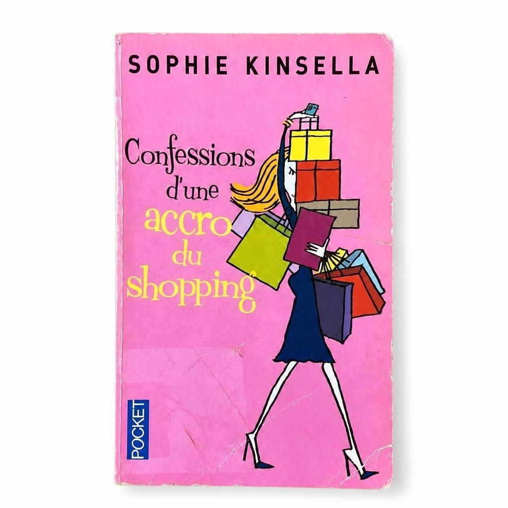 Confessions d'une Accro du Shopping – Sophie Kinsella, - white studio shot, second-hand at Why Go Less, Dekwaneh, Lebanon