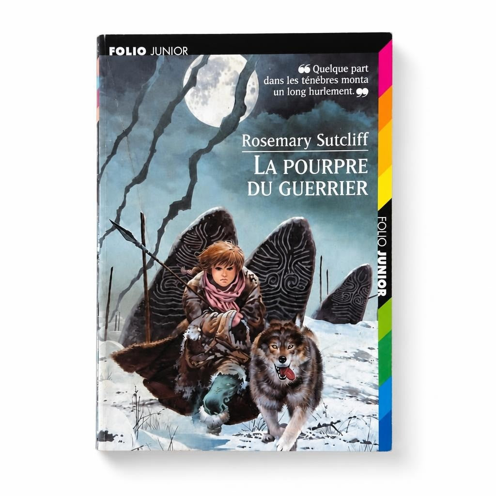 La Pourpre du Guerrier - Rosemary Sutcliff, FR - white studio shot, second-hand at Why Go Less, Dekwaneh, Lebanon