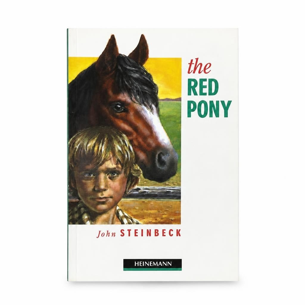 The Red Pony - John Steinbeck, Heinemann EN - white studio shot, second-hand at Why Go Less, Dekwaneh, Lebanon