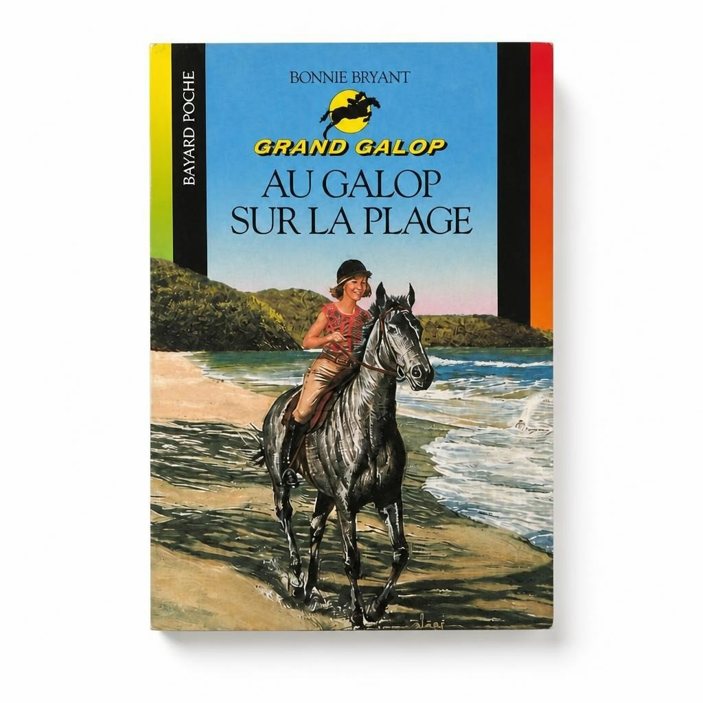 Grand Galop 'Au Galop Sur La Plage' French book - white studio shot, second-hand at Why Go Less, Dekwaneh, Lebanon