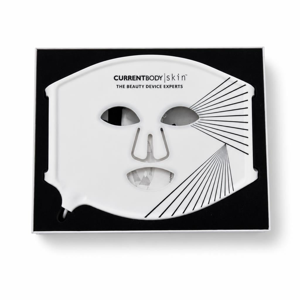 CurrentBody Skin LED Face Mask – White, Boxed - white studio shot, second-hand at Why Go Less, Dekwaneh, Lebanon