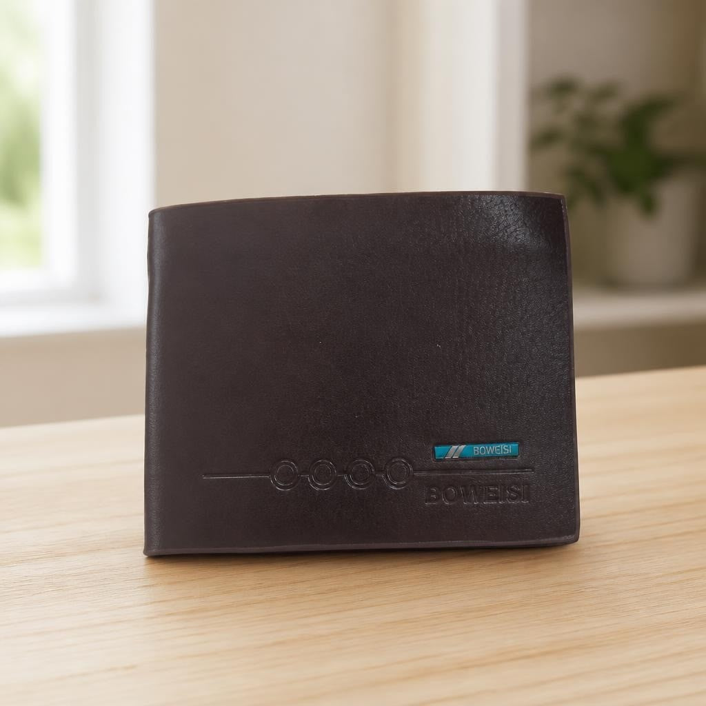 محفظة جلد بني قابلة للطي من Bowfish | مستعملة | لماذا تقبل بأقل؟-2