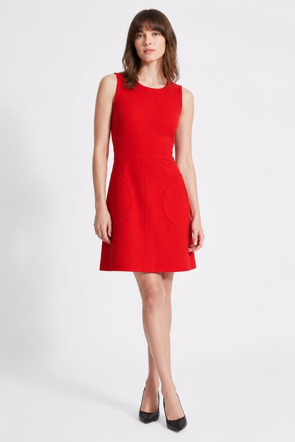 Robe droite sans manches en laine rouge Pepe Jeans, T.XS | Seconde main | Pourquoi chercher ailleurs ?