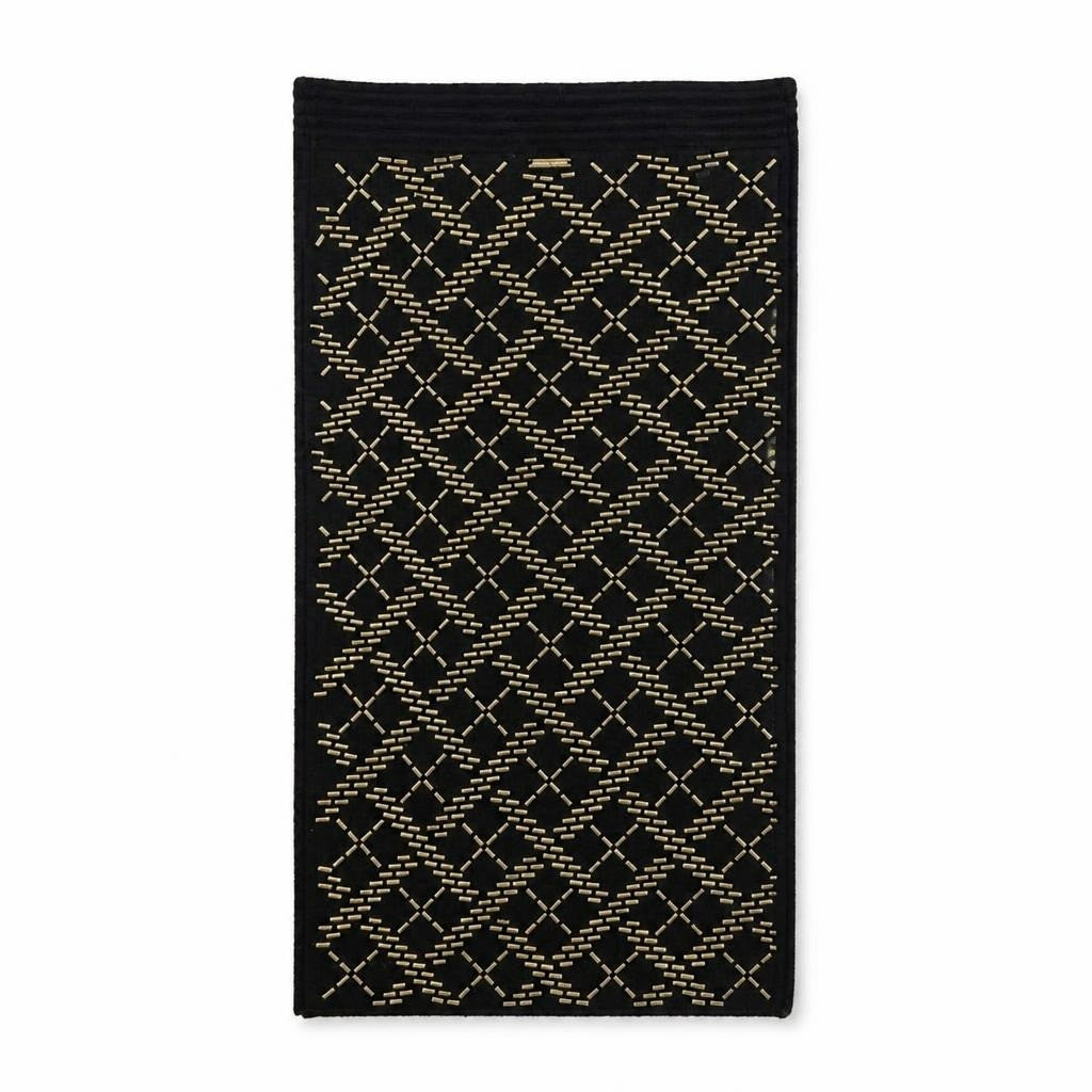 Michael kors Black Bandage Pencil Skirt Gold Bead - white studio shot, second-hand at Why Go Less, Dekwaneh, Lebanon
