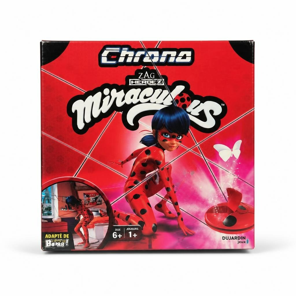 Chrono Miraculous ZAG Heroez Board Game Age 6+ - white studio shot, second-hand at Why Go Less, Dekwaneh, Lebanon