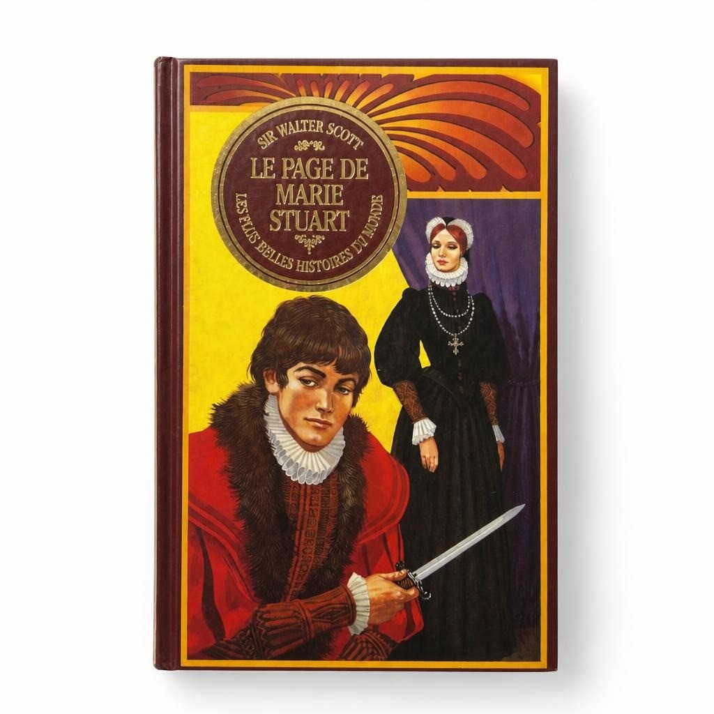 Le Page de Marie Stuart Sir Walter Scott French Hardcover - white studio shot, second-hand at Why Go Less, Dekwaneh, Lebanon