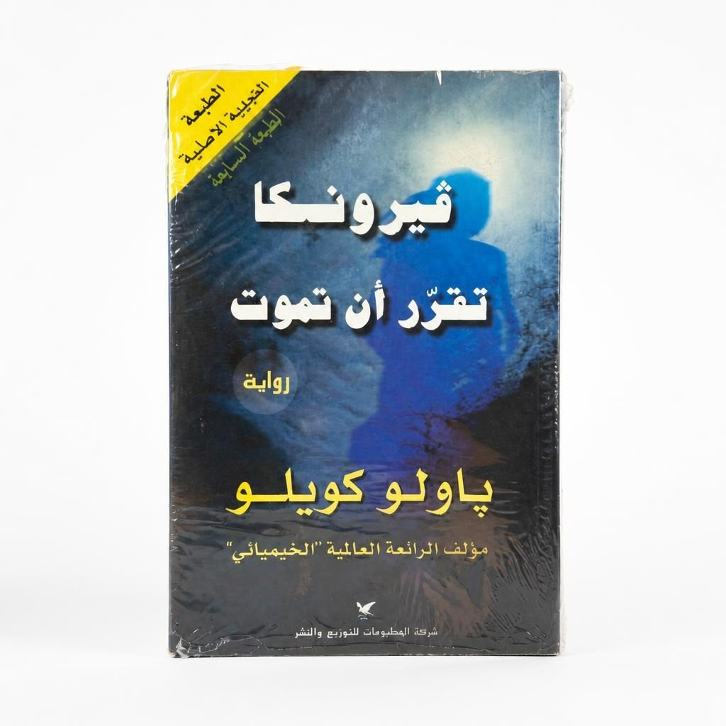 Veronika Decides to Die Arabic edition Paulo Coelho - white studio shot, second-hand at Why Go Less, Dekwaneh, Lebanon