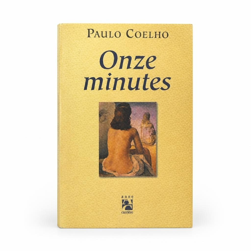 Onze Minutes Paulo Coelho French paperback - white studio shot, second-hand at Why Go Less, Dekwaneh, Lebanon
