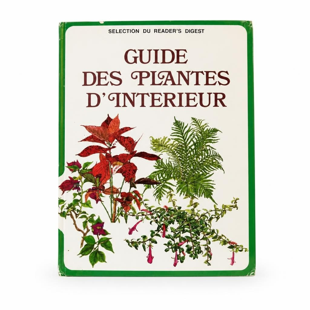 Reader's Digest Guide des Plantes d'Intérieur FR book - white studio shot, second-hand at Why Go Less, Dekwaneh, Lebanon