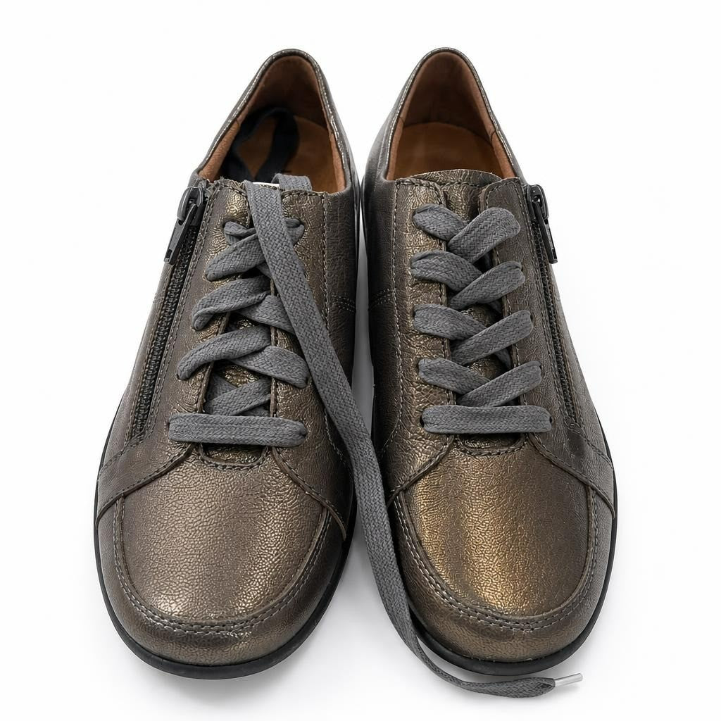 Brown Casual Shoes - white studio shot, second-hand at Why Go Less, Dekwaneh, Lebanon