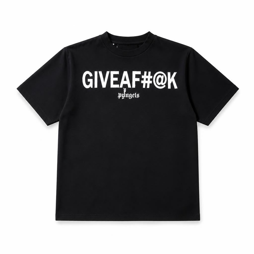 Black GIVEAF#@K Paris graphic oversized tee | New | Why Go Less